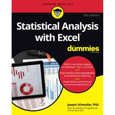 Statistical Analysis with Excel for Dummies، ‎5‎th Edition