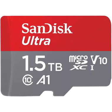 SanDisk Ultra UHS-I MicroSDXC, 1.5 TB, Class 10: Max 150 Mbps Speed Performance