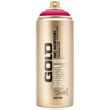 MONTANA-CANS Gold NC-Acrylic Spray Paint, Raspberry, 400.00 ml ( 14.08 oz )