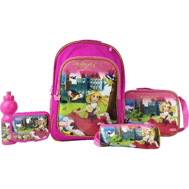 Roco Princess 5-in-1 Value Set Backpack with Accessory, Pink