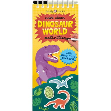 Dinosaur World (Wipe Clean Activity Books) - with Dino-mite Stickers and Pen