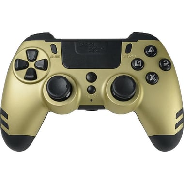 SteelPlay Slim Pack Controller, Wired, for PlayStation 4/PC, Gold