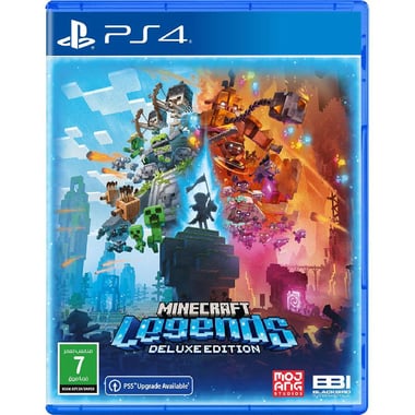 Minecraft Legends - Deluxe Edition, PlayStation 4 (Games), Action & Adventure, Blu-ray Disc