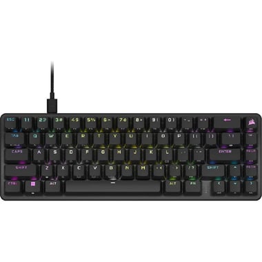 CORSAIR K65 Pro Mini RGB 65% Optical Mechanical Switch Gaming Keyboard, Wired, for Laptop/Desktop Computer/Gaming Desktop Computer/CPU Windows OS, Black