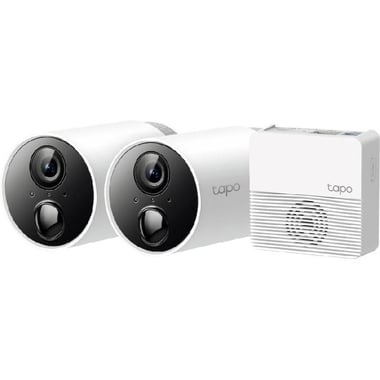 TP-Link Tapo C400S2 Wi-Fi Battery Security Camera HD, Wi-Fi, Works with Amazon Alexa/Google Home, White