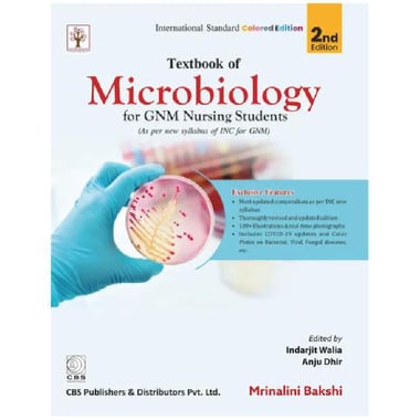 Textbook of Microbiology for GNM Nursing Students, 2nd Edition - As per New Syllabus of INC for GNM