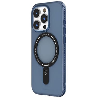 Youngkit Rock Back Cover Mobile Case, for iPhone 15 Pro, Blue