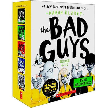 The Bad Guys: Even Badder Box, Books 6-10 (Movie Tie-In Edition)