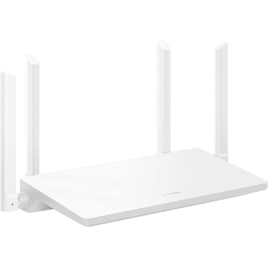 Huawei WiFi AX2 Wireless Router, 5 GHz: up to 1201 Mbps/2.4 GHz: up to 300 Mbps, up to 64 Devices, Dual Band (2.4 GHz/5 GHz), Wi-Fi 6 (802.11ax), 3 Port (LAN/WAN Auto Adapter)