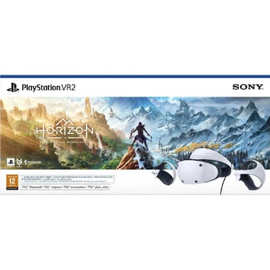 Sony PlayStation VR2 Bundle with Horizon Call of the Mountain (Voucher) Virtual Reality Headset, White