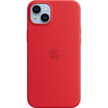 Apple Silicone Back Cover Mobile Case with MagSafe, for iPhone 14 Plus, (Product) Red