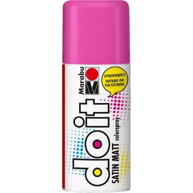 Marabu Do-it Satin Matt, Weatherproof Spray Paint, Rose Pink, 150.00 ml ( 5.28 oz )