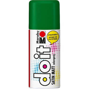 Marabu Do-it Satin Matt, Weatherproof Spray Paint, Olive Green, 150.00 ml ( 5.28 oz )