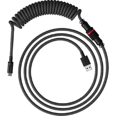 HyperX Coiled, Cable, for HyperX Mechanical Keyboard, Black