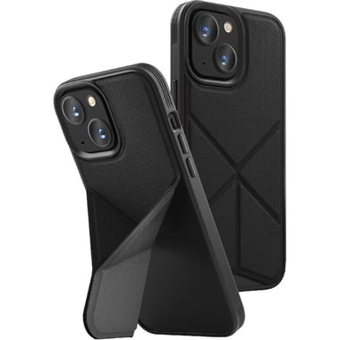 Uniq Transforma Back Cover Mobile Case, for iPhone 14 Plus, Ebony