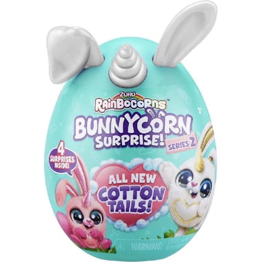 Zuru Rainbocorns Bunnycorn Surprise! Series 2: All New Cotton Tails! in PDQ Mini Plush Toy, 3 Years and Above