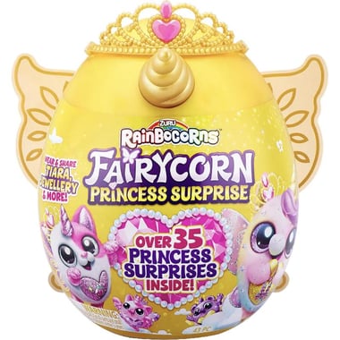 Zuru Rainbocorns Fairycorn Princess Surprise: Over 35 Princess Surprises Inside! (S6) Medium Plush Toy, 3 Years and Above