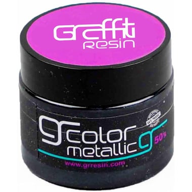 Graffiti Resin Opaque Pigment Concentrate, Plastic Bottle, Metallic Black, 50.00 ml ( 1.76 oz ),