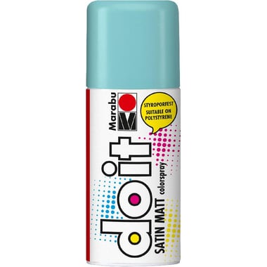 Marabu Do-it Satin Matt, Weatherproof Spray Paint, Aquamarine, 150.00 ml ( 5.28 oz )