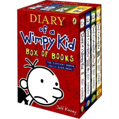 Diary of a Wimpy Kid: Box of Books, Book 1-4