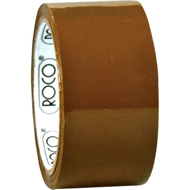Roco Packaging Tape, 48 mm X 50 Yard, Brown