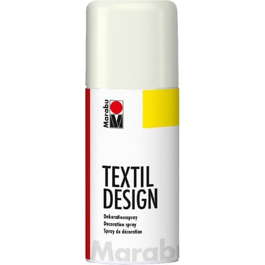 Marabu TEXTIL Design Fabric Color Spray Textile Paint, White, 150.00 ml ( 5.28 oz )