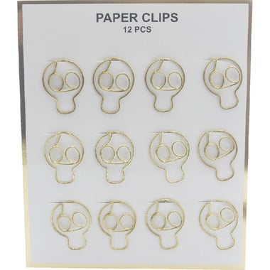 Roco Paper Clips, Plated, Gold