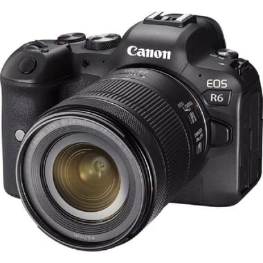 Canon EOS R6 Mirrorless Camera, 24.2 MP, with 24 - 105 mm Lens, Wi-Fi/Bluetooth, 4K/60fps