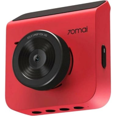 70mai Dash Cam A400 Smartphone Car Accessory, for Most Smartphones with Android OS/iOS, Red
