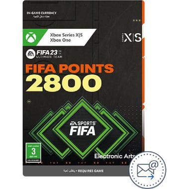 Microsoft 2800 Points Game Payment and Recharge Card (Delivery by eMail), Digital Code (KSA)