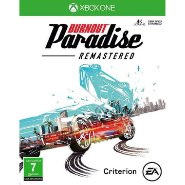 Burnout Paradise Remastered, Xbox One (Games), Racing, Blu-ray Disc