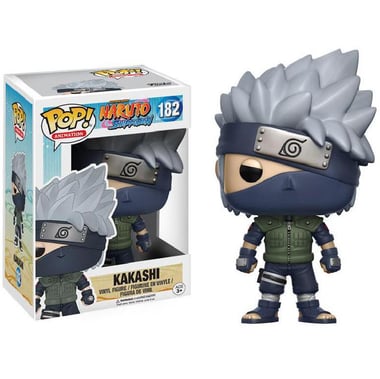 Funko Pop! Animation Naruto: Kakashi Toy Collectible, Blue, 3 Years and Above