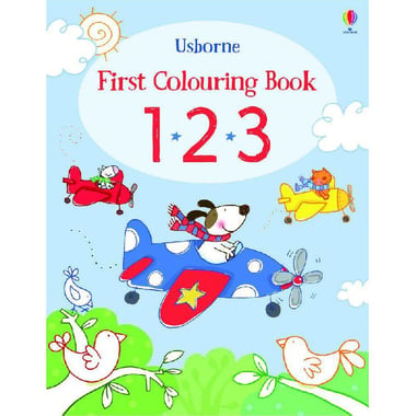 Usborne First Colouring Book: 1-2-3