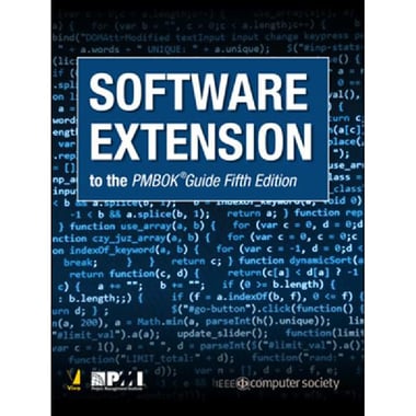 Software Extension, to The PMBOK Guide, 5th Edition
