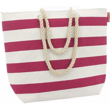 Tote Bag, Pink/White