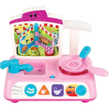 WinFun Mycook Master Kitchen Kid's Pretend Play, Pink, 3 Years and Above