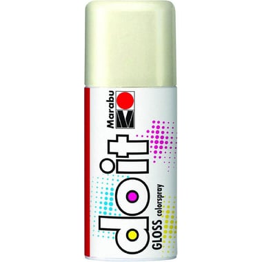 Marabu Do-it Gloss, Weatherproof Spray Paint, White, 150.00 ml ( 5.28 oz )