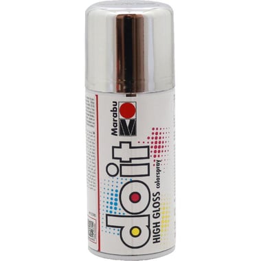 Marabu Do-it High Gloss, Weatherproof Spray Paint, Silver, 150.00 ml ( 5.28 oz )