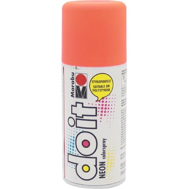 Marabu Do-it Neon, Weatherproof Spray Paint, Orange, 150.00 ml ( 5.28 oz )