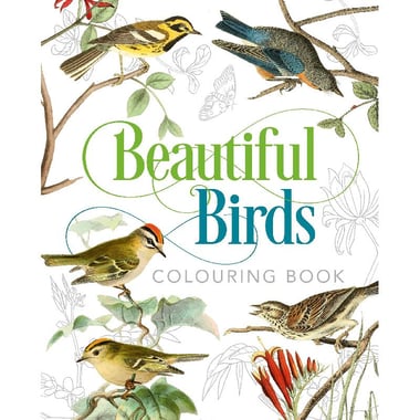 Beautiful Birds, Colouring Book
