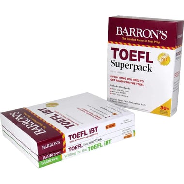 Barron's TOEFL iBT Superpack, 5th Edition - Everything You Need to be Ready for The TOEFL