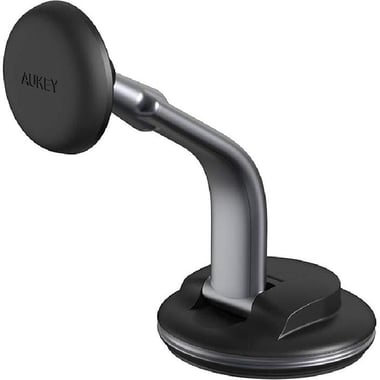 Aukey HD-C49 Magnetic Dashboard Car Mount Holder Smartphone Car Accessory, Universal, for Most Devices, Black