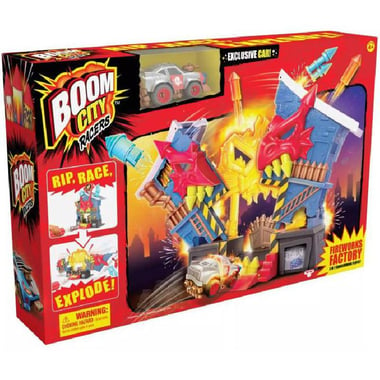 Moose Boom City Racers Fireworks Factory Playset, 4 Years and Above