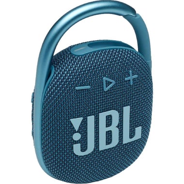 JBL Clip 4 Portable Speaker, Bluetooth, up to 10 Hours, Blue
