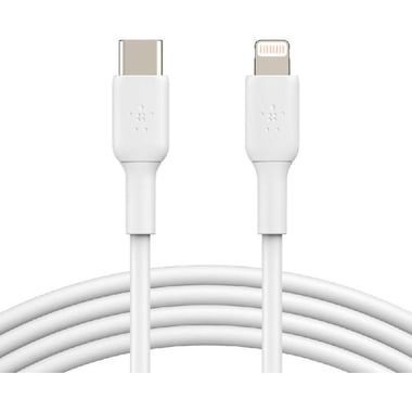 Belkin Boost CHARGE USB-C to Lightning Sync & Charge Cable, 1.00 m ( 3.28 ft ), White