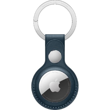 Apple AirTag Leather Key Ring (AirTag Not Included) Item Locator Accessory, for Apple AirTag, Baltic Blue