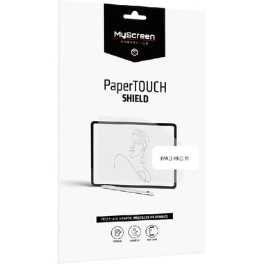 MyScreenPROTECTOR PaperTOUCH SHIELD iPad Screen Protector, Paper Texture, Easy to Attach, for iPad Pro 11 - 2021/iPad Pro 11 - 2020/iPad Air 10.9 4th Gen
