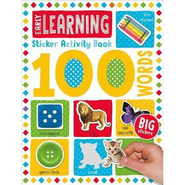 100 Words: Early Learning - Sticker Activity Book