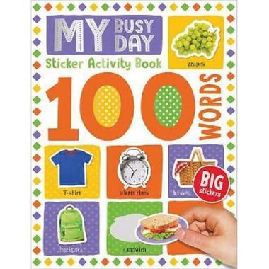 100 Words: My Busy Day - Sticker Activity Book