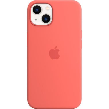 Apple Silicone Back Cover Mobile Case with MagSafe, for iPhone 13, Pink Pomelo